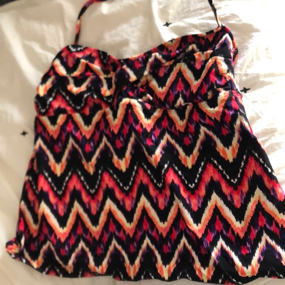 chevron swim top - Picture 2 of 3